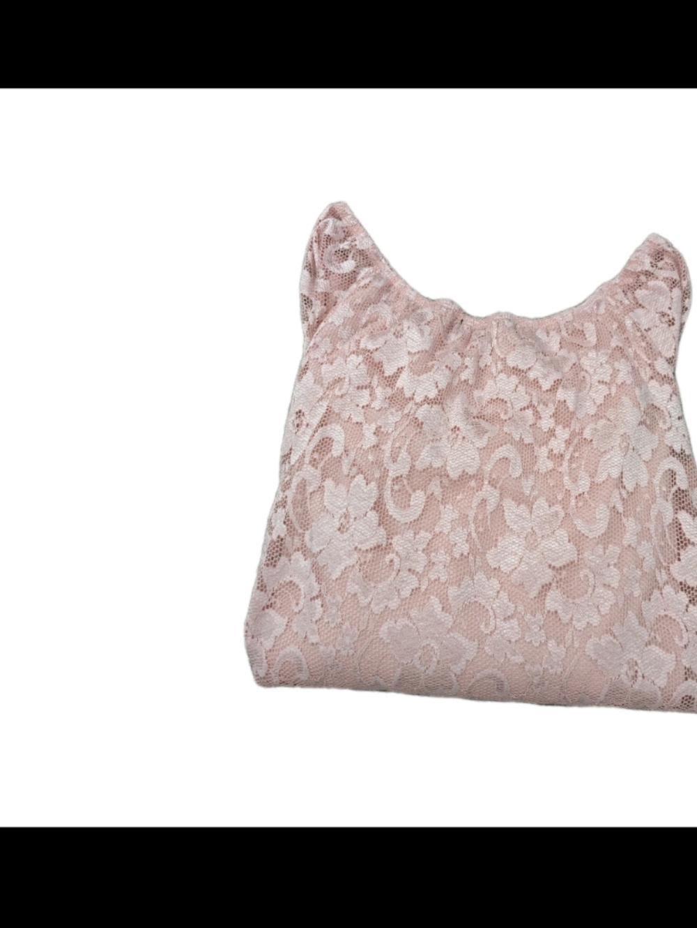 Y2K Fairy Coquette Pink Lace Top Soft Girl Feminine Small - Picture 5 of 7